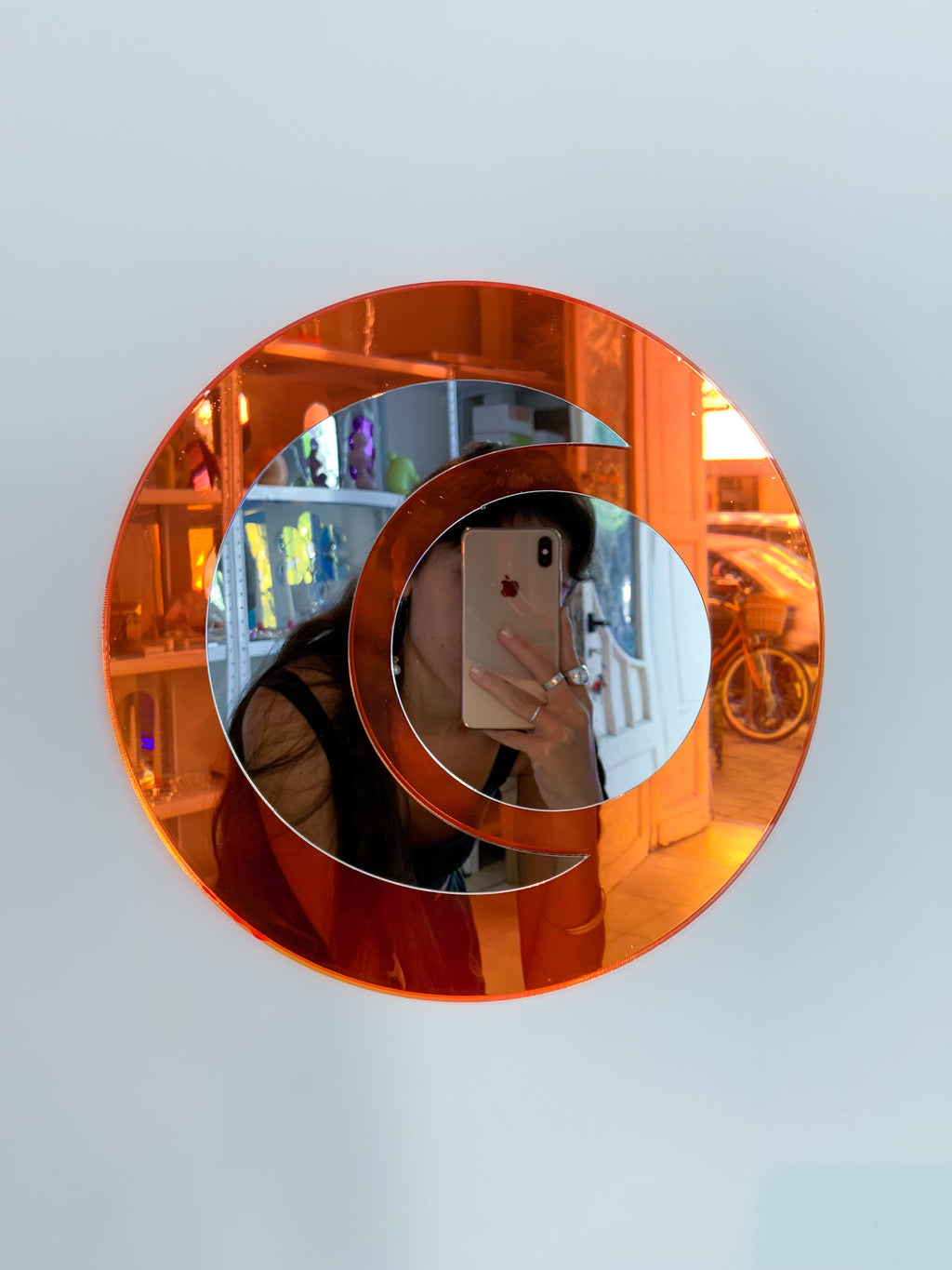 Moon Neon Reflector Wall Decor