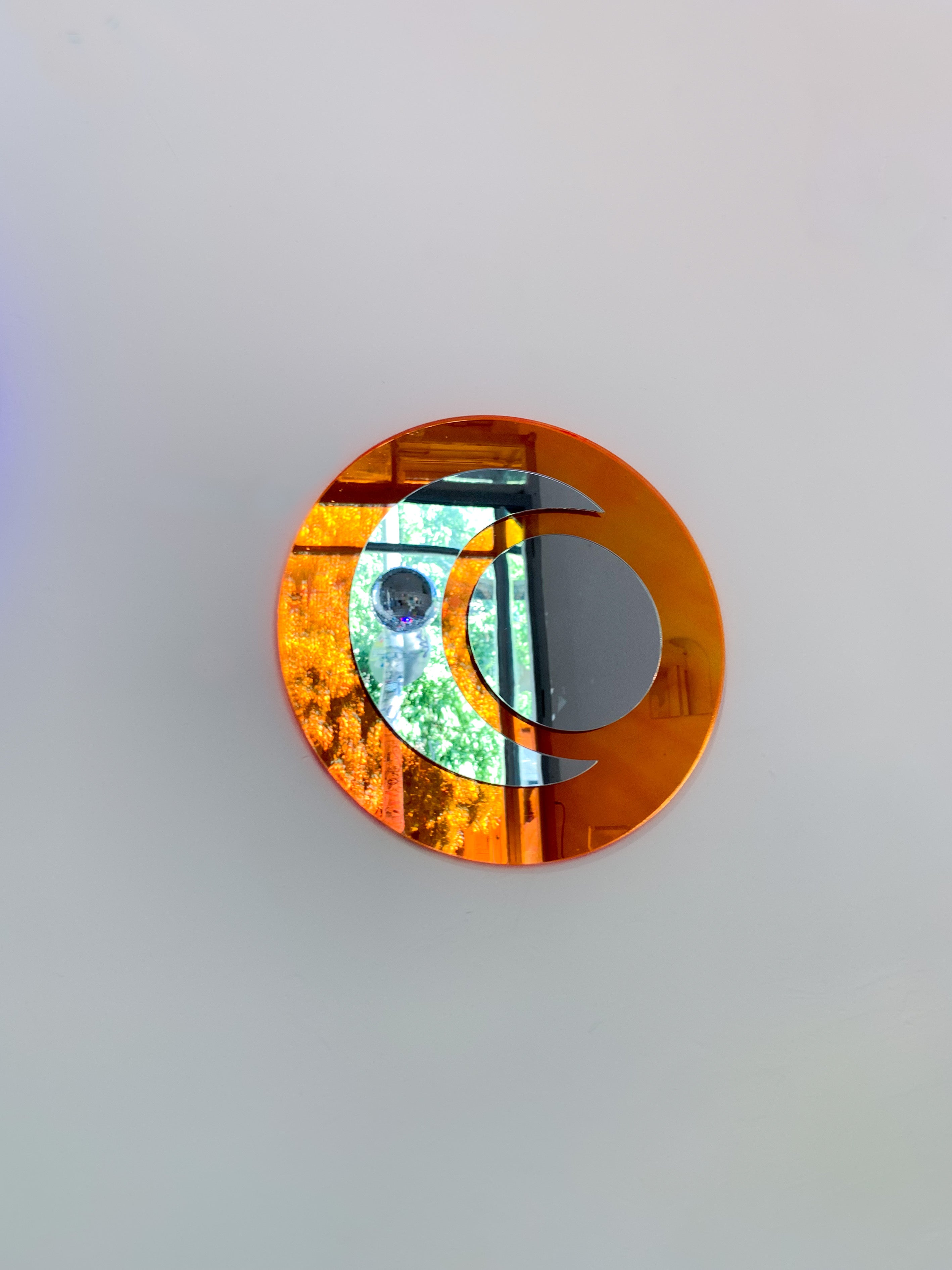 Moon Neon Reflector Wall Decor