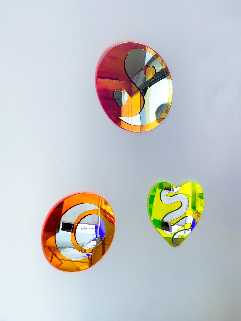 Moon Neon Reflector Wall Decor