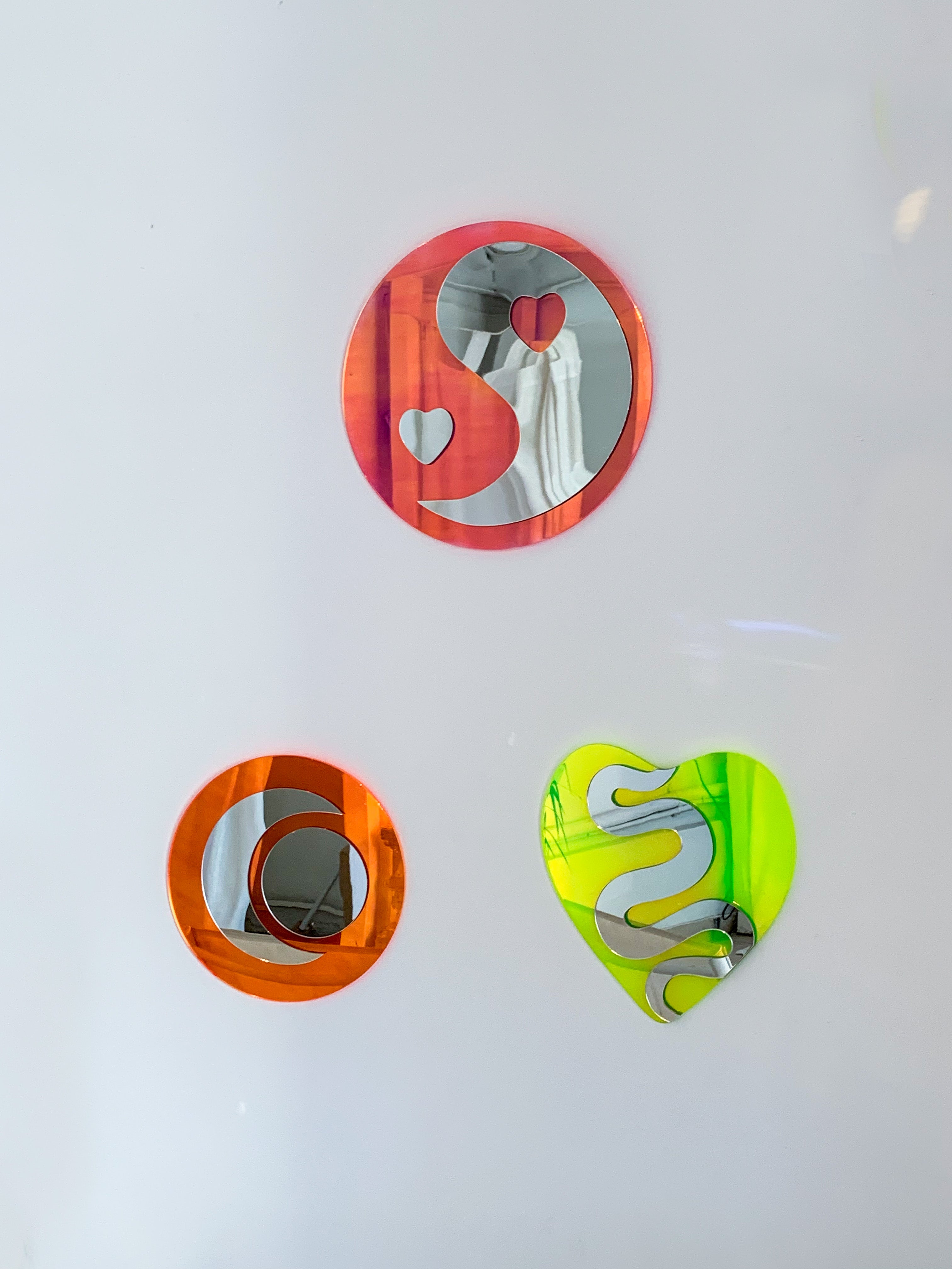 Moon Neon Reflector Wall Decor