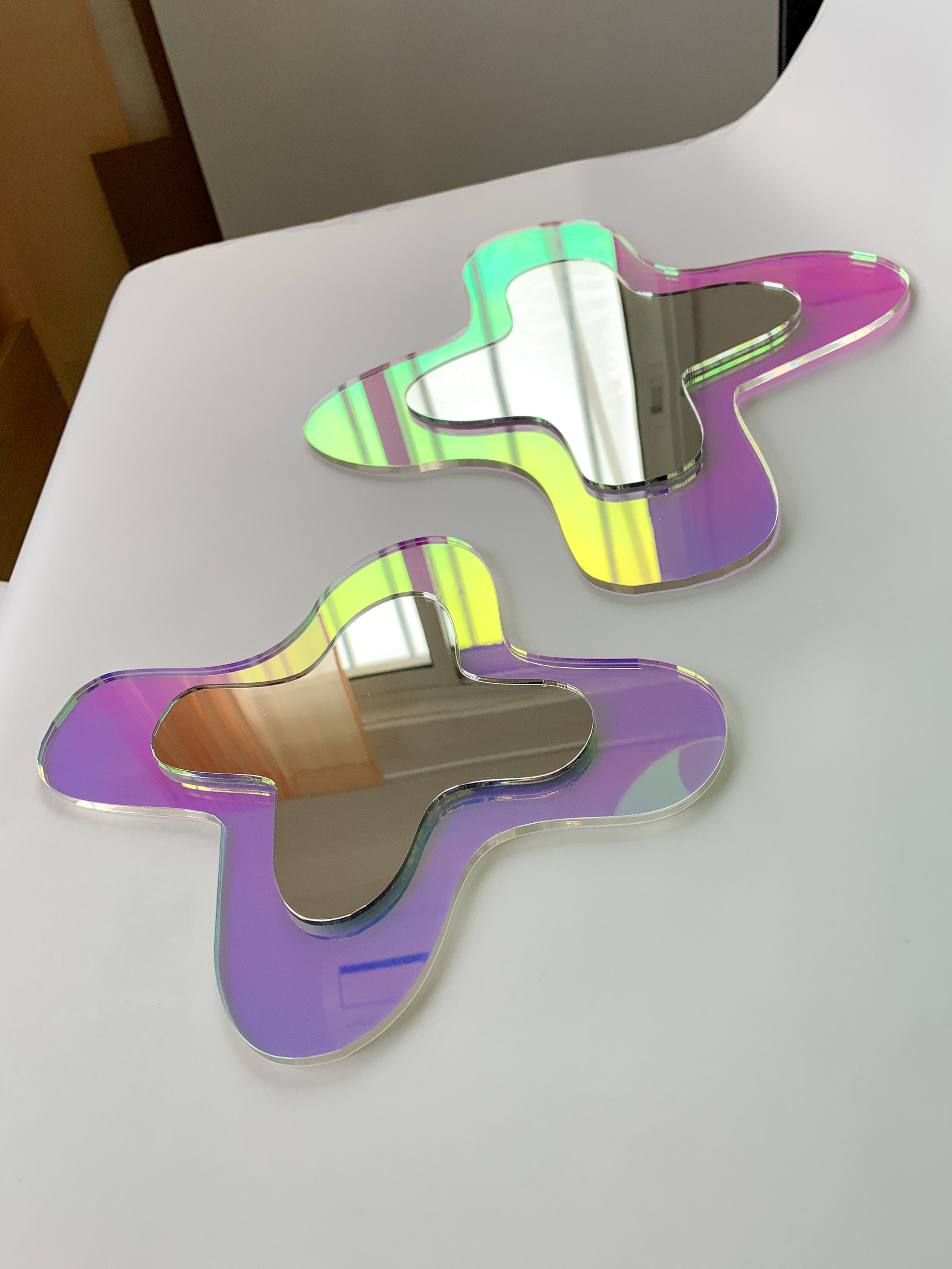 Cross Reflector Set Wall Decor