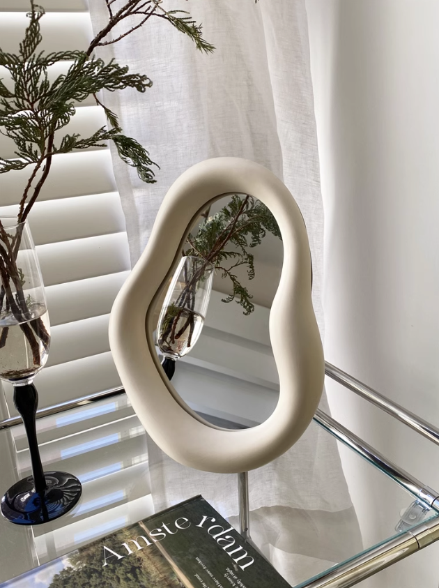 Isla Curved Dressing Table Mirror 29x22 cm