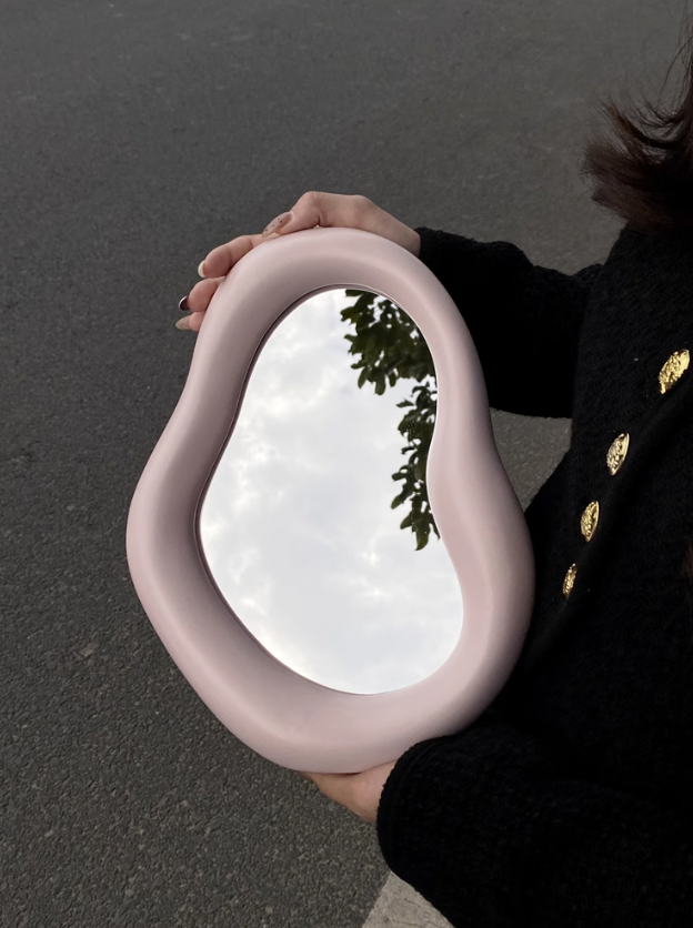 Isla Curved Dressing Table Mirror 29x22 cm