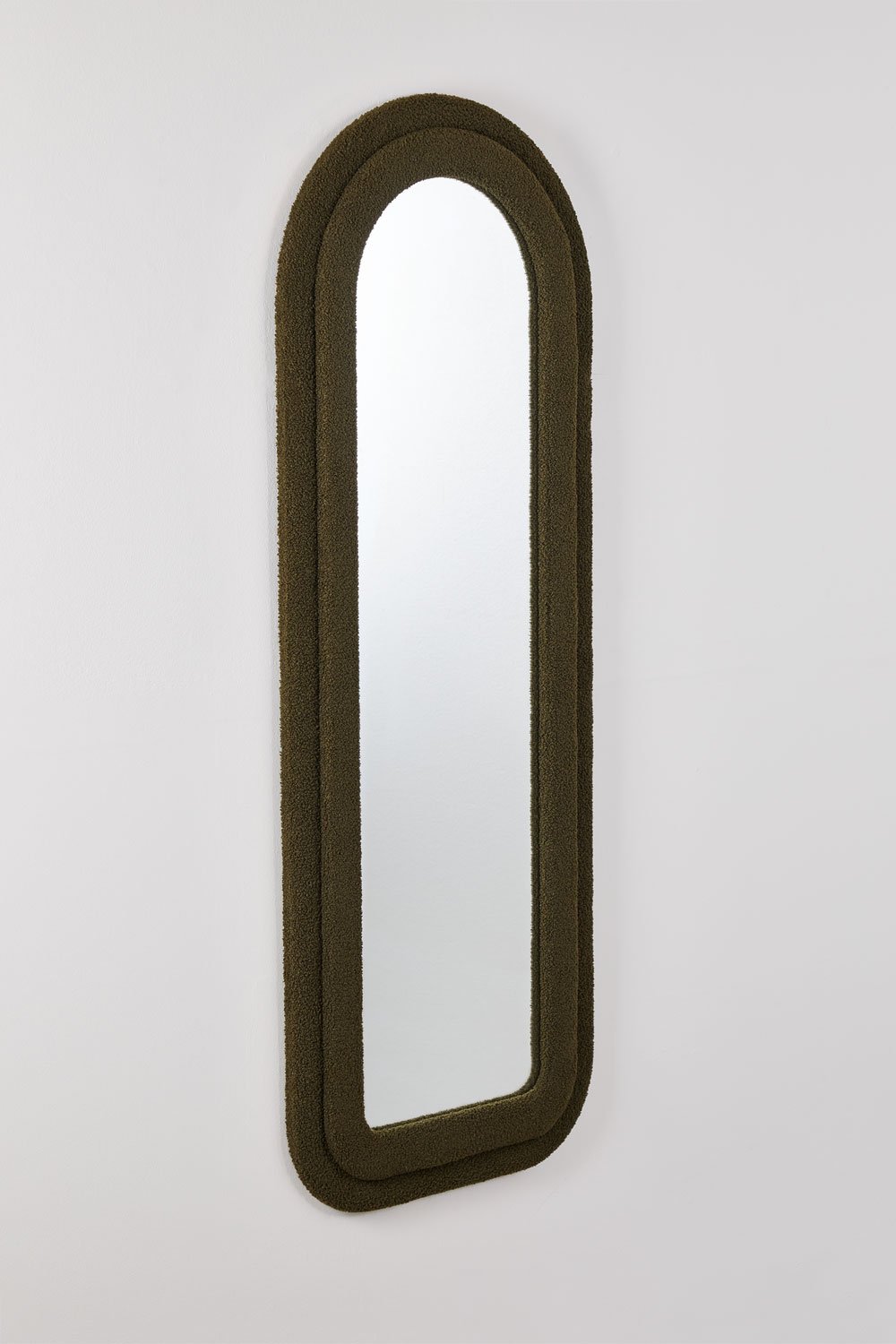 Sheepskin Wall Mirror 60x160 cm Ilai Green Sage