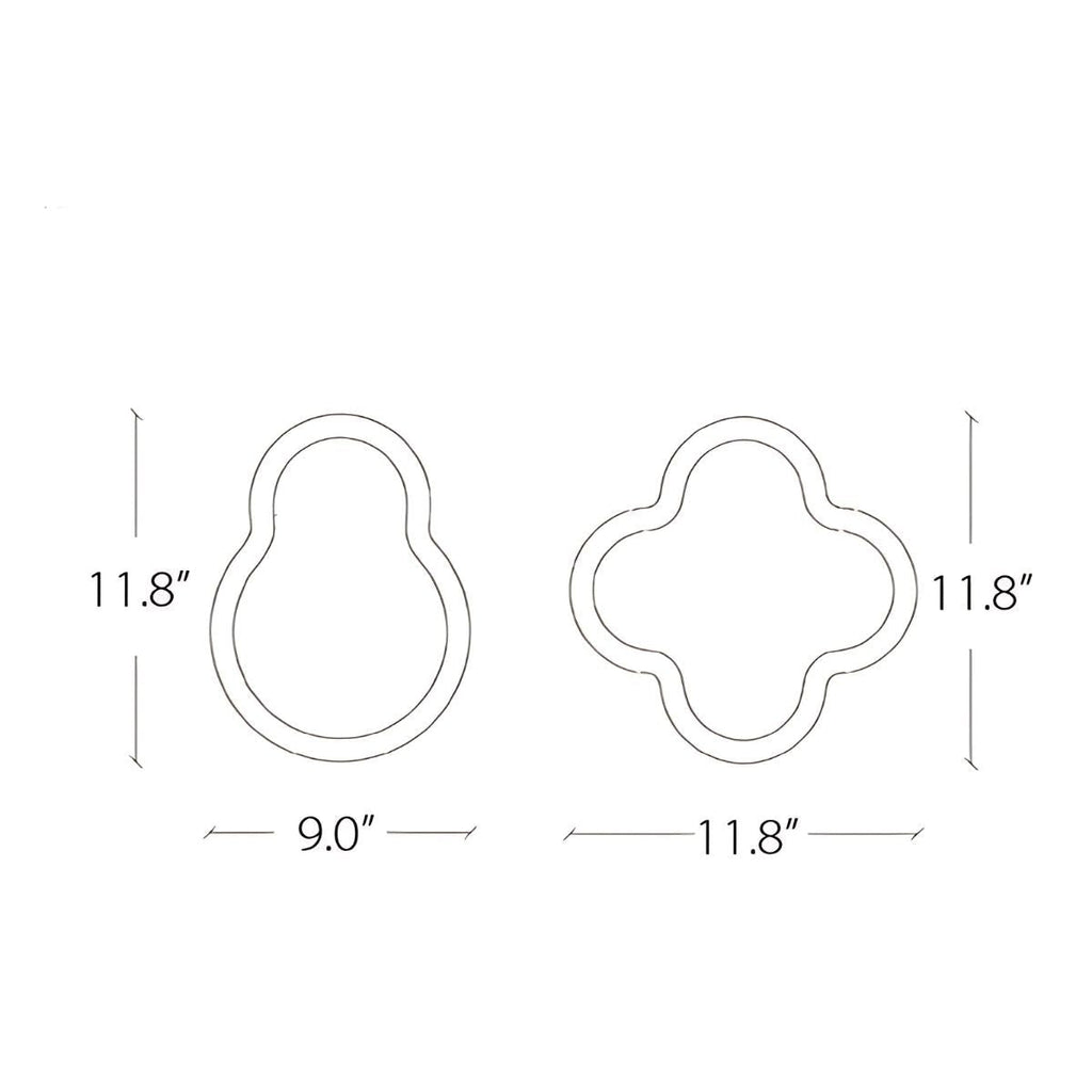 Clover Mirror 30x30 cm