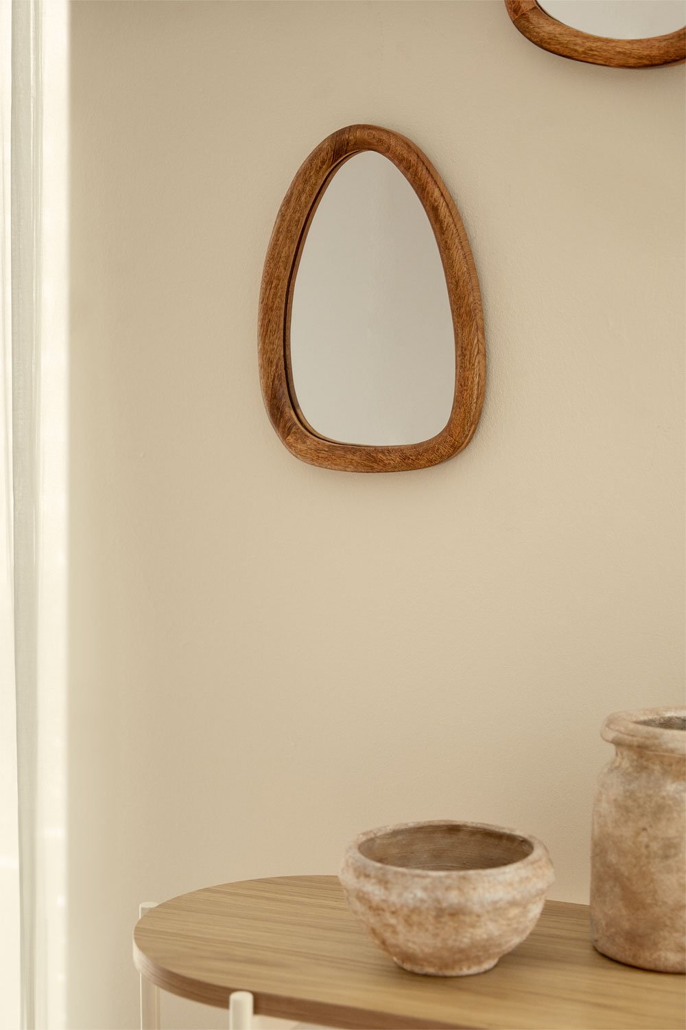 Gabael Mango Wood Wall Mirror 30x21.5 cm