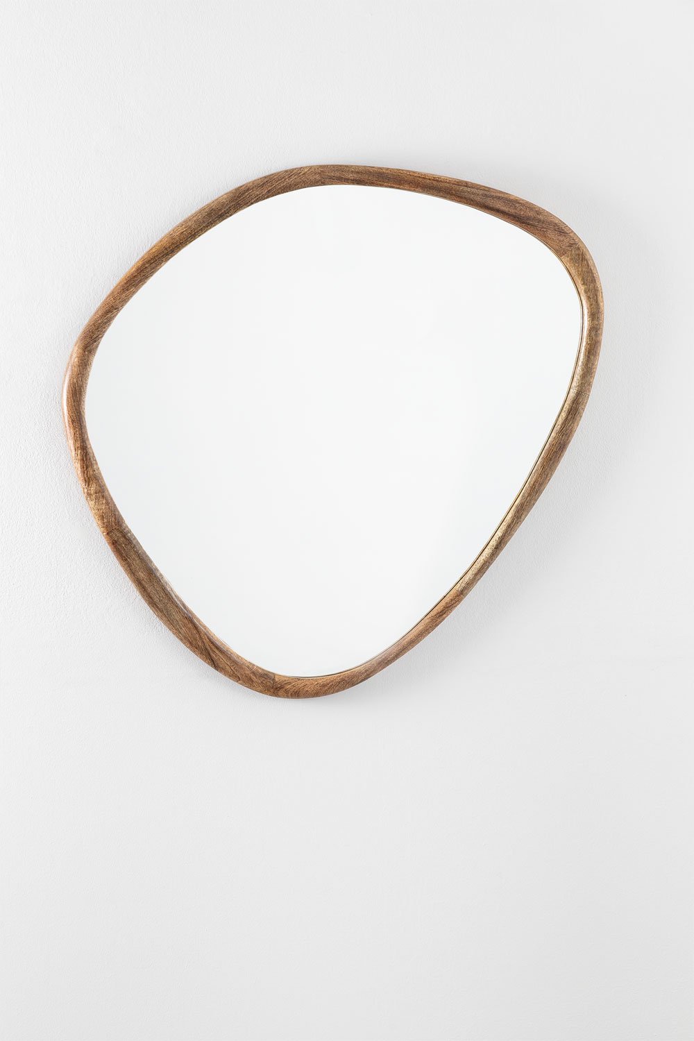 Dilian Mango Wood Wall Mirror 86x70 cm