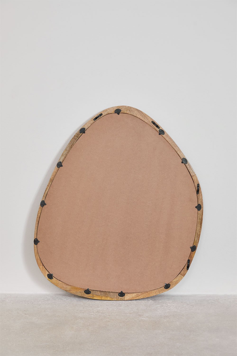 Dilian mango wood wall mirror 86x70 cm