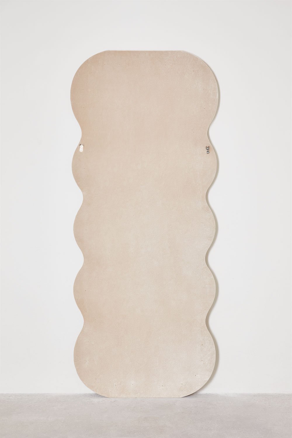 Mariela Velvet Wall Mirror 160x60 cm Beige