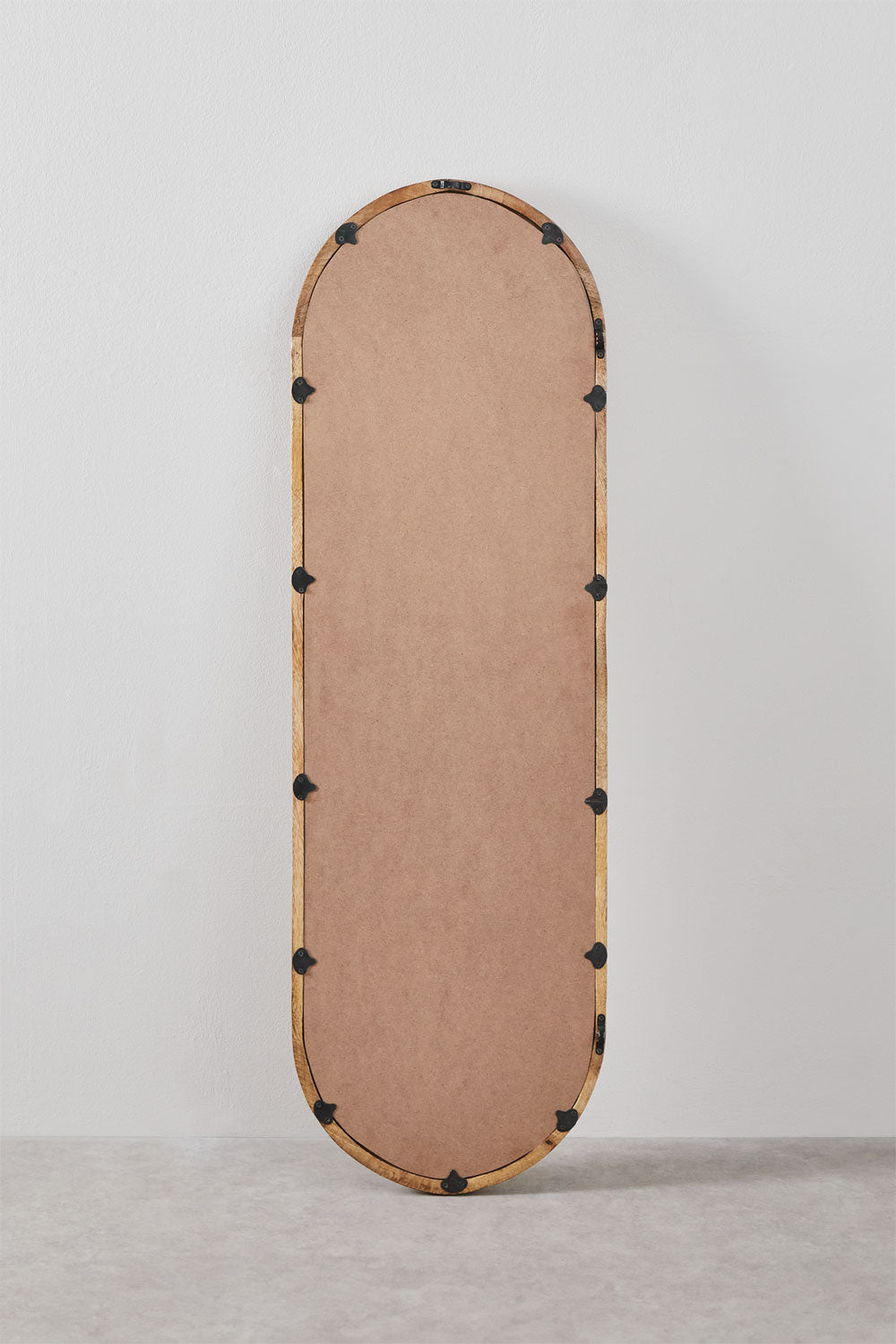 Oval Mango Wood Wall Mirror Munya