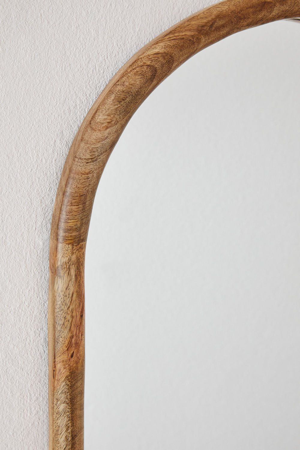 Oval Mango Wood Wall Mirror Munya