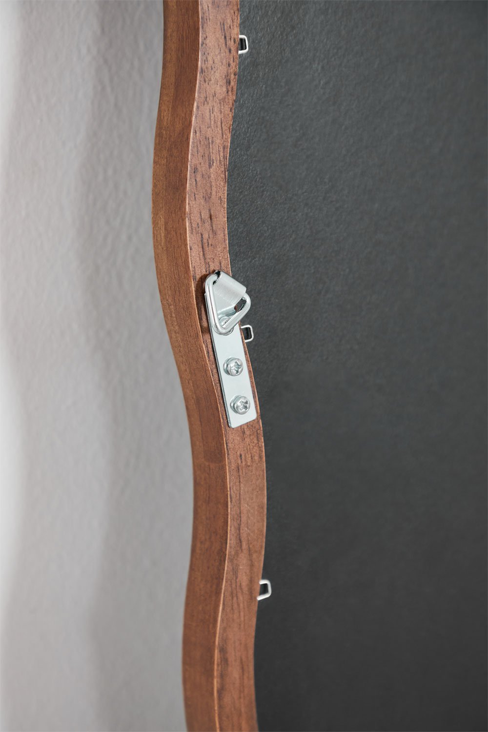 Aldreu Oak Wood Wall Mirror