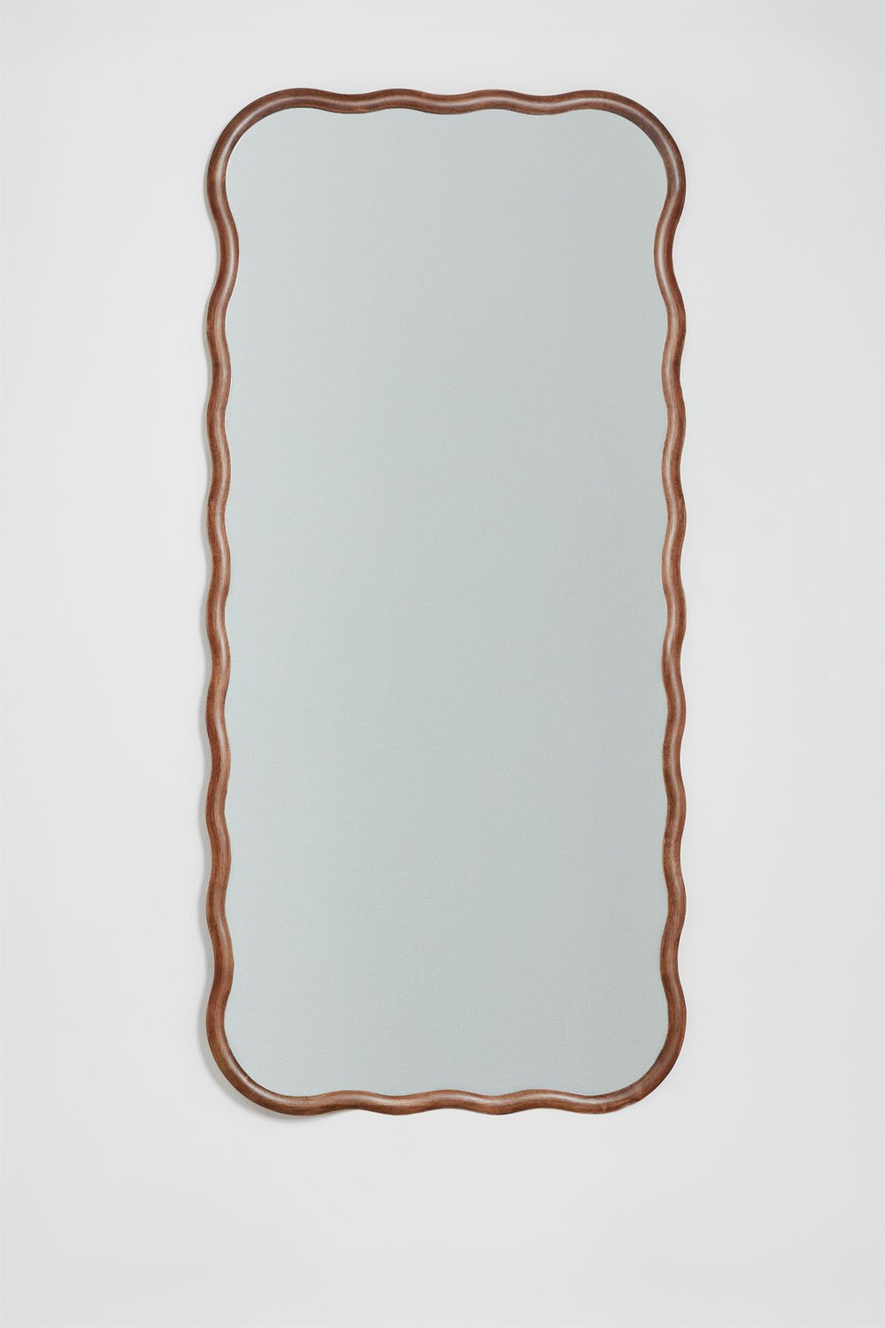 Aldreu Oak Wood Wall Mirror