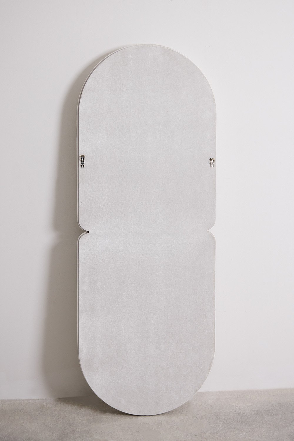 Oval Velvet Wall Mirror 60x160 cm Santes