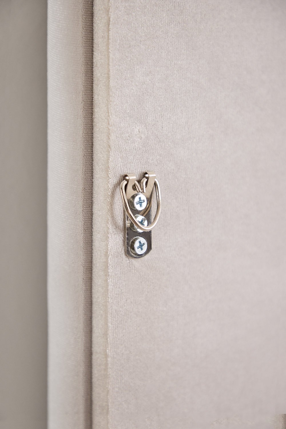 Oval Velvet Wall Mirror 60x160 cm Santes