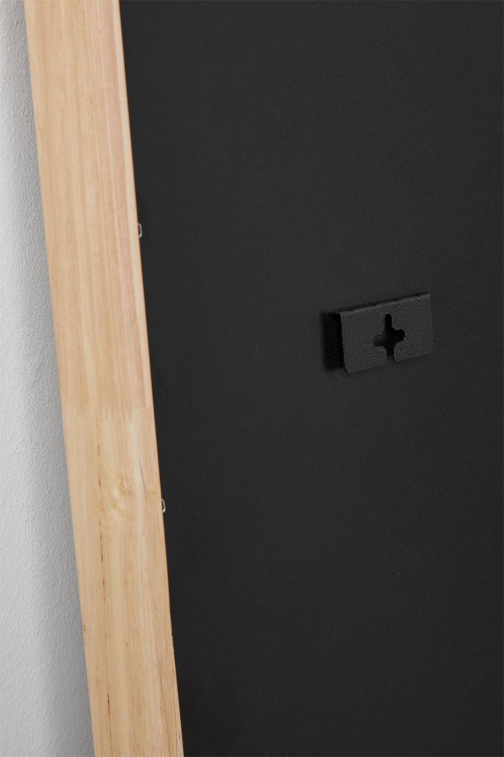 Rectangular Wall Mirror 90x170 cm Oak Wood Ornella