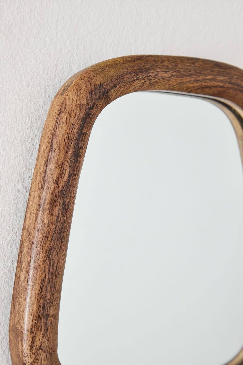 Rectangular Wall Mirror 19x22 cm Mango Wood Gabael Design