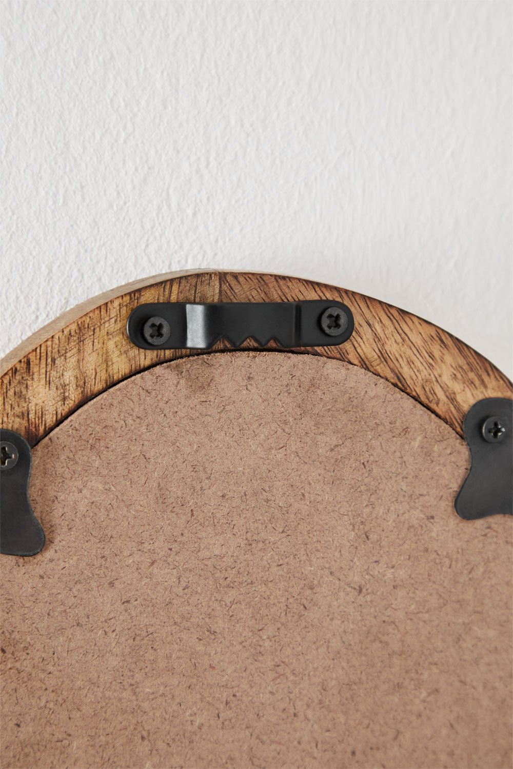 Set of 3 Wall Mirrors Mango Wood Gabael Design