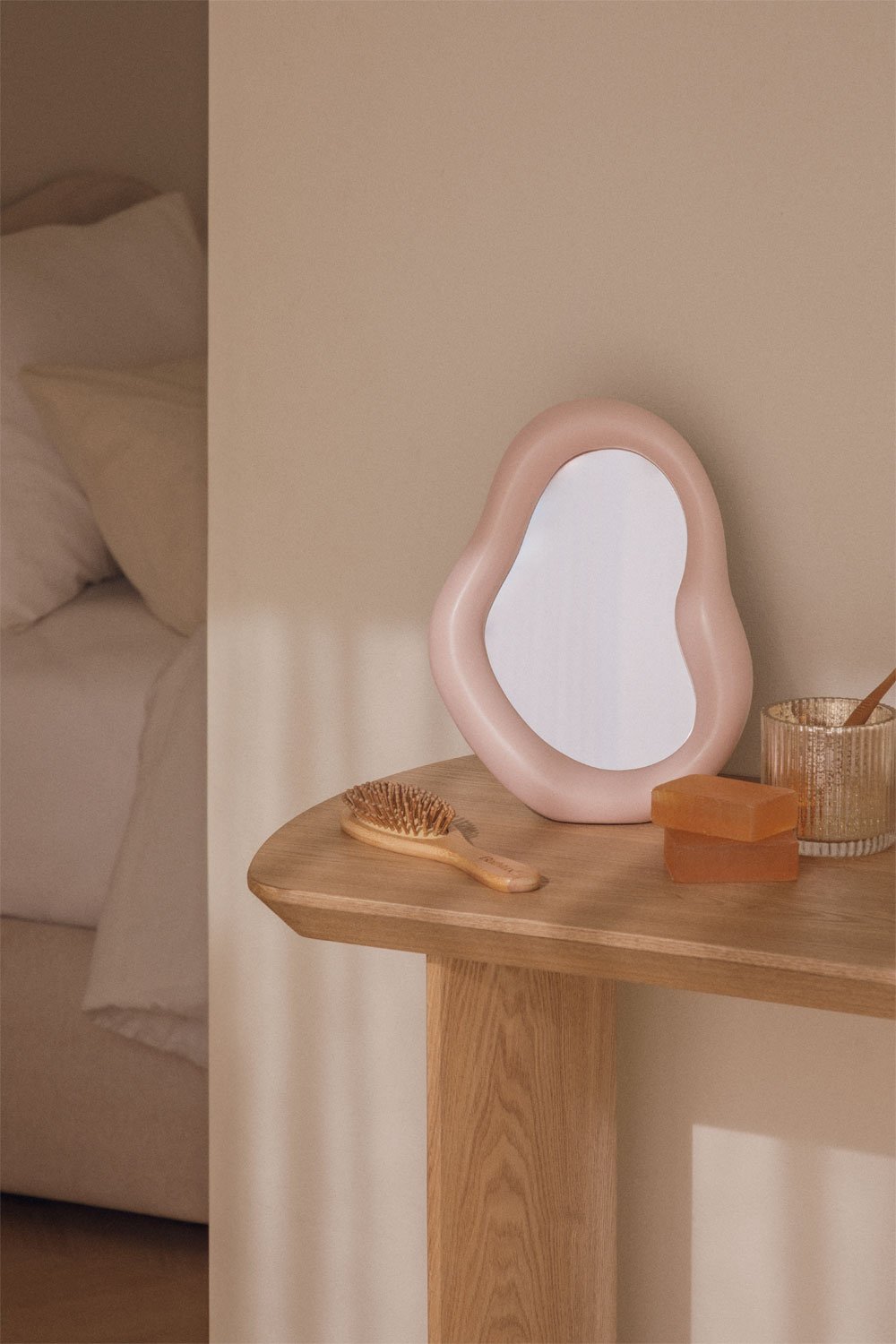Table Mirror 20x30 cm Estony Ceramic Frame