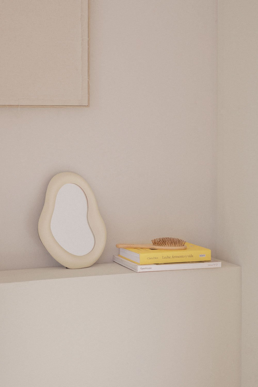 Table Mirror 20x30 cm Estony Ceramic Frame