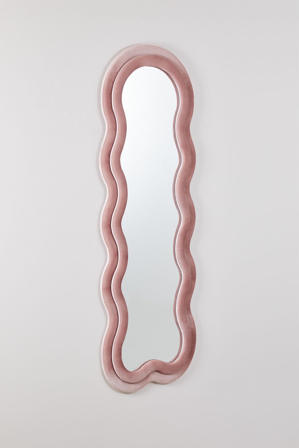 Evelyn upholstered wall mirror 60x160 cm