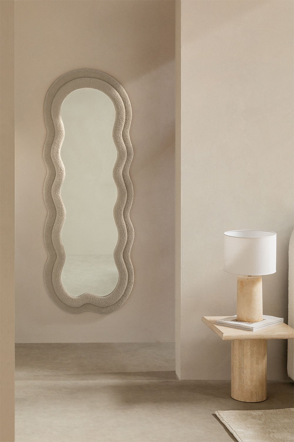 Evelyn Upholstered Wall Mirror 60x160 cm