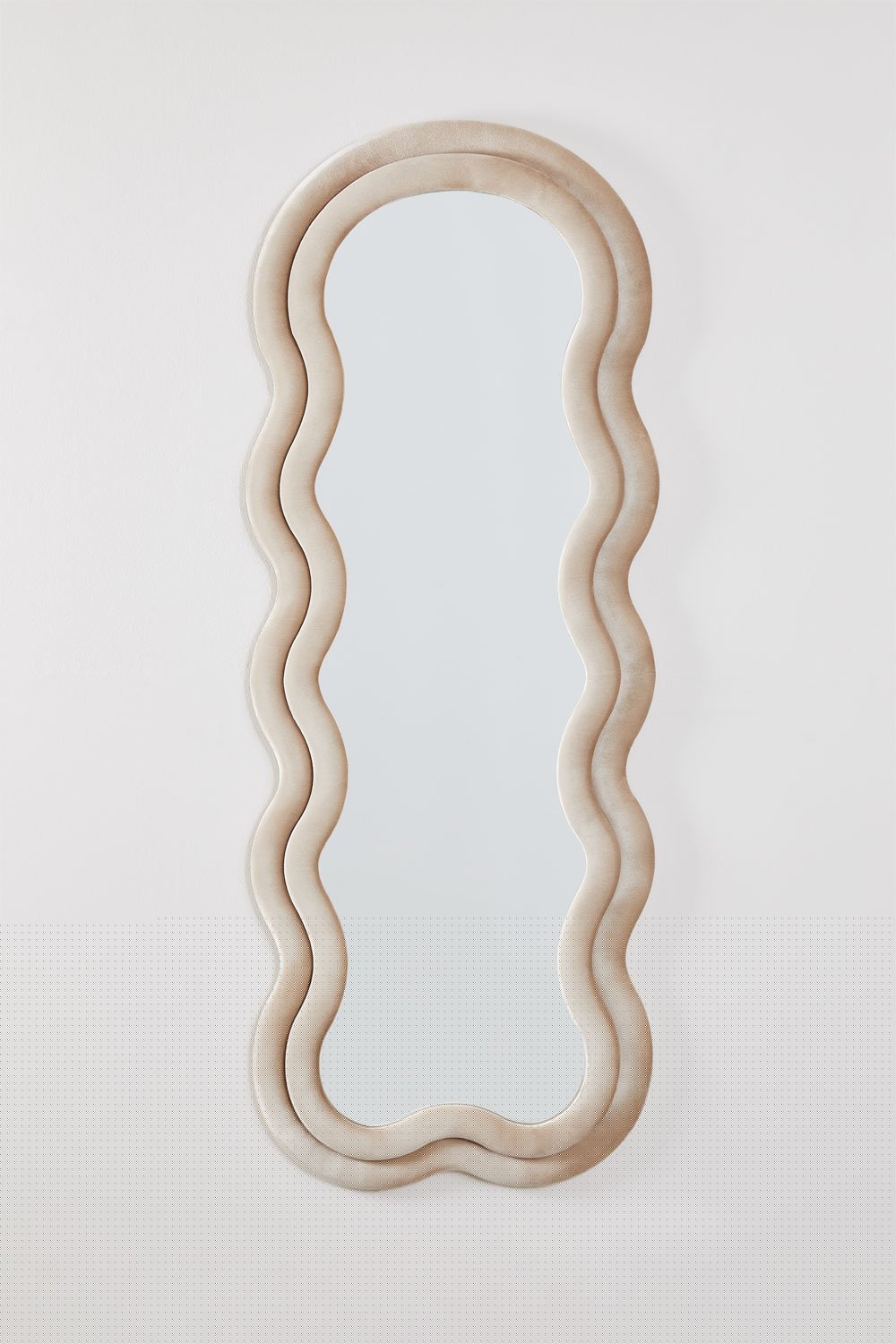 Evelyn upholstered wall mirror 60x160 cm