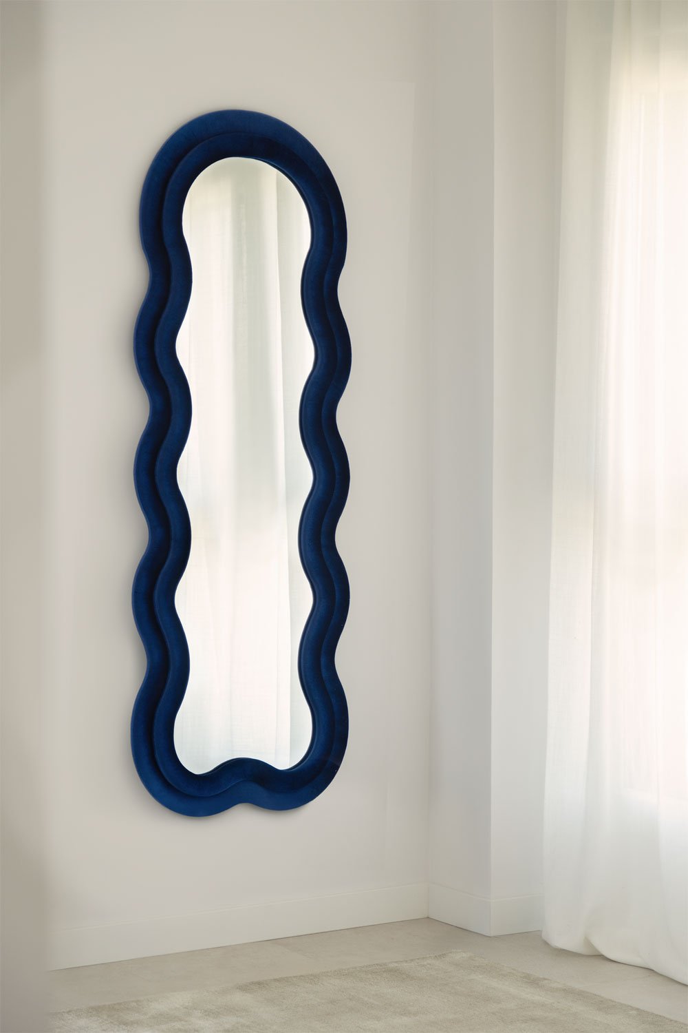Evelyn upholstered wall mirror 60x160 cm