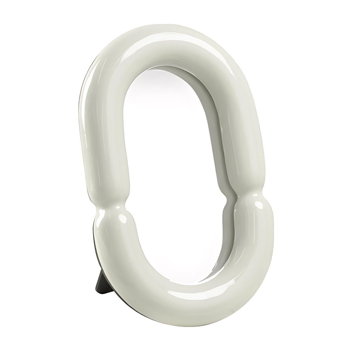 Oval Frame Vanity Mirror 14x22 cm Ceramic