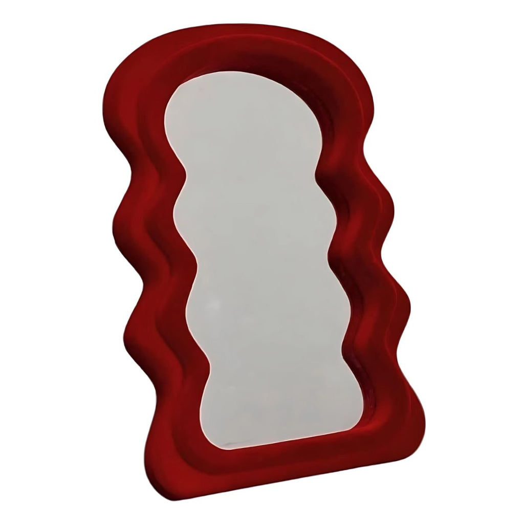 Velvet Wiggle Mirror 15x25 cm